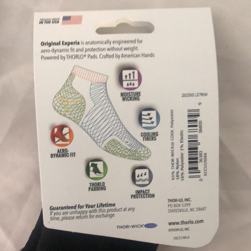 Thorlos Experia 3 Packs- Black - Picture 7 of 7